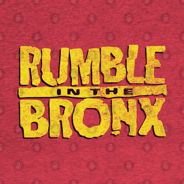 Rumble in the Bronx - Vintage 80s Distressed by mech4zone